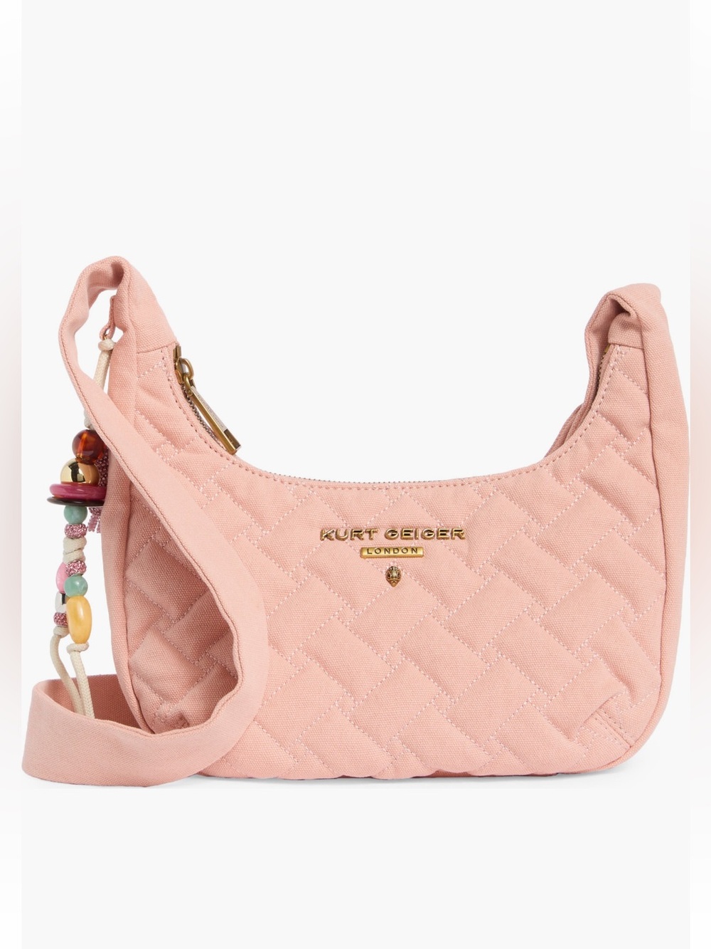 Kurt Geiger London Angel Quilted Hobo Shoulder Bag NWT
